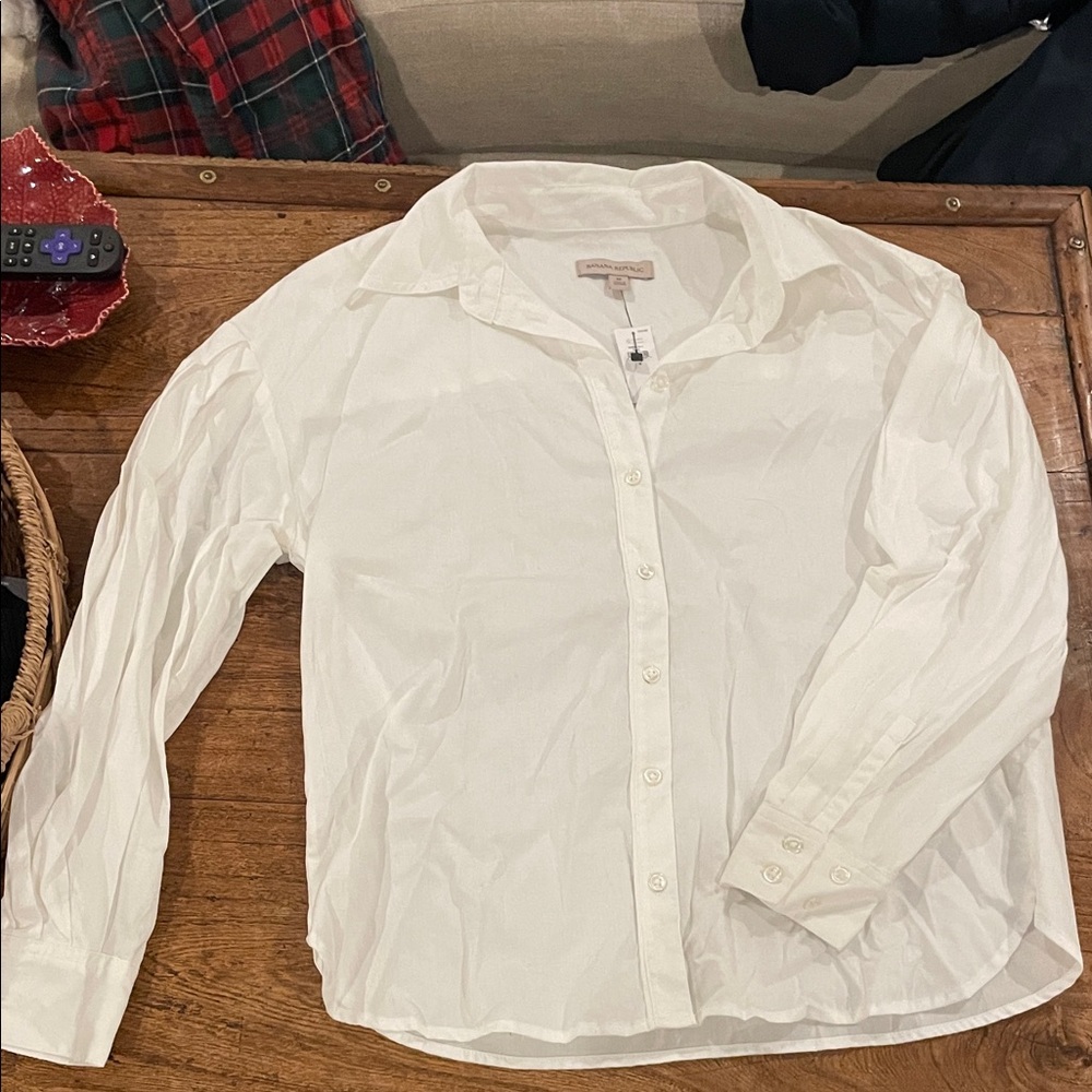Classic White Button-Down Shirt - Men's